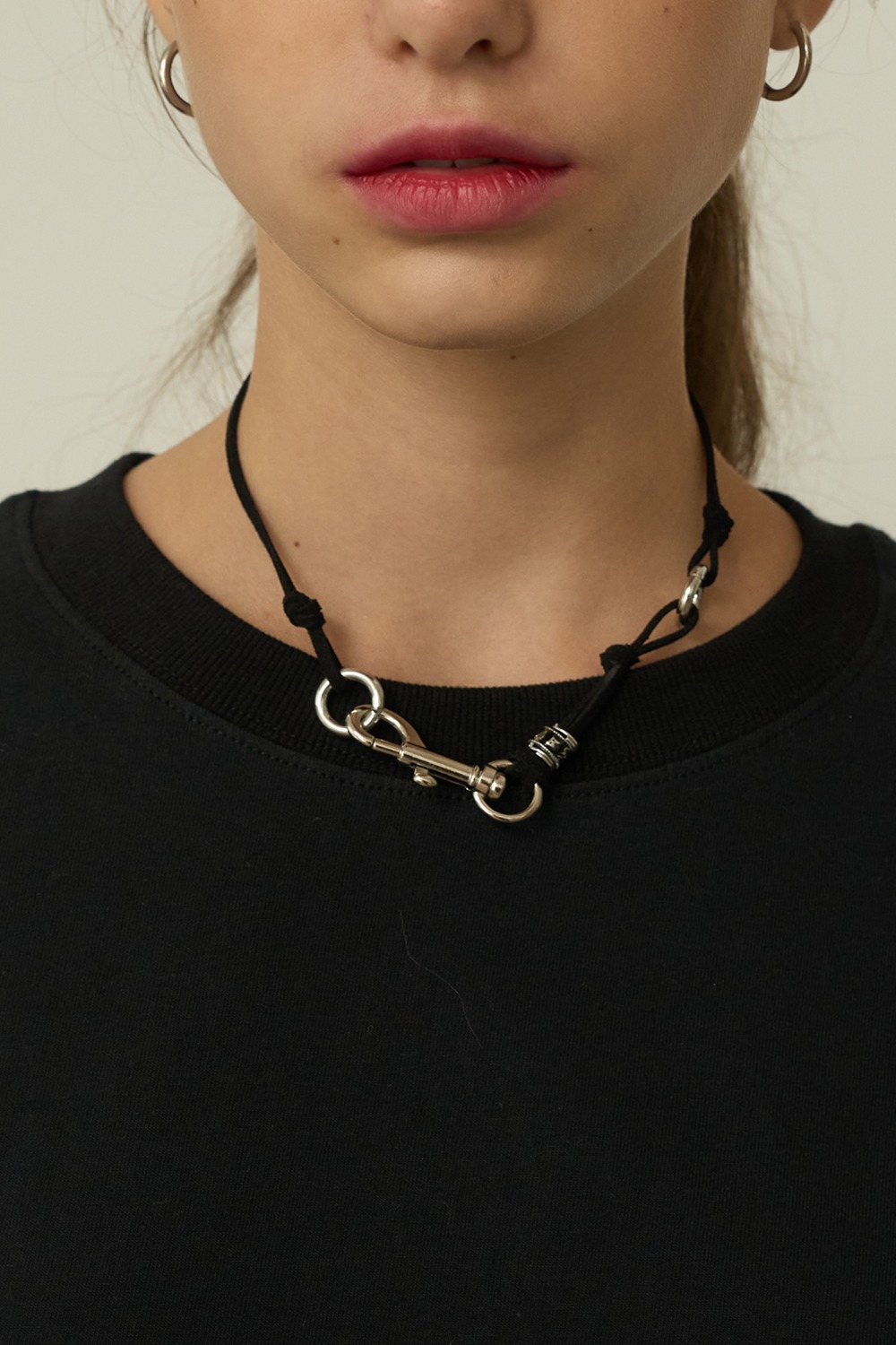 Suede Hanging Necklace